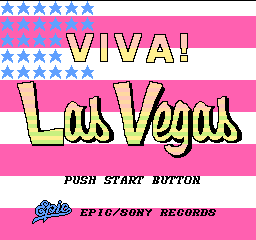 Viva! Las Vegas Title Screen